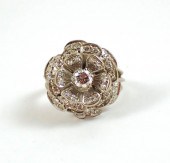 FLOWER FORM DIAMOND AND FOURTE