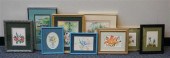 FLOWERS, NINE ASSORTED WATERCO