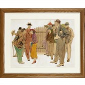 FLOYD M. DAVIS, ORIGINAL ILLUS