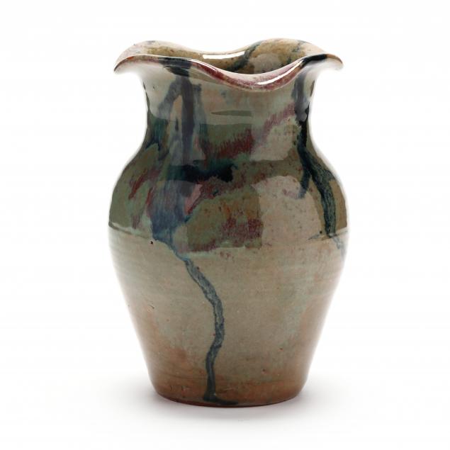 FLUTED RIM VASE, NORTH STATE
