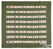 FLYING GEESE QUILT, LATE 19TH