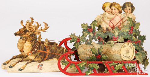 FOLD OUT CHRISTMAS ADVERTSING