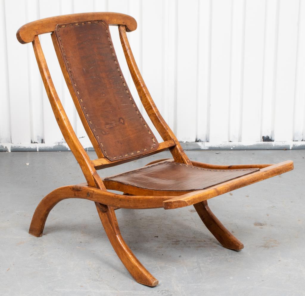 FOLDING DECK LOUNGE CHAIR WITH