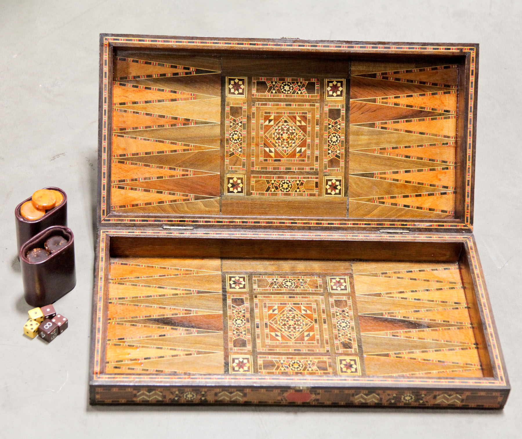 FOLDING GAMEBOARD.  European  early