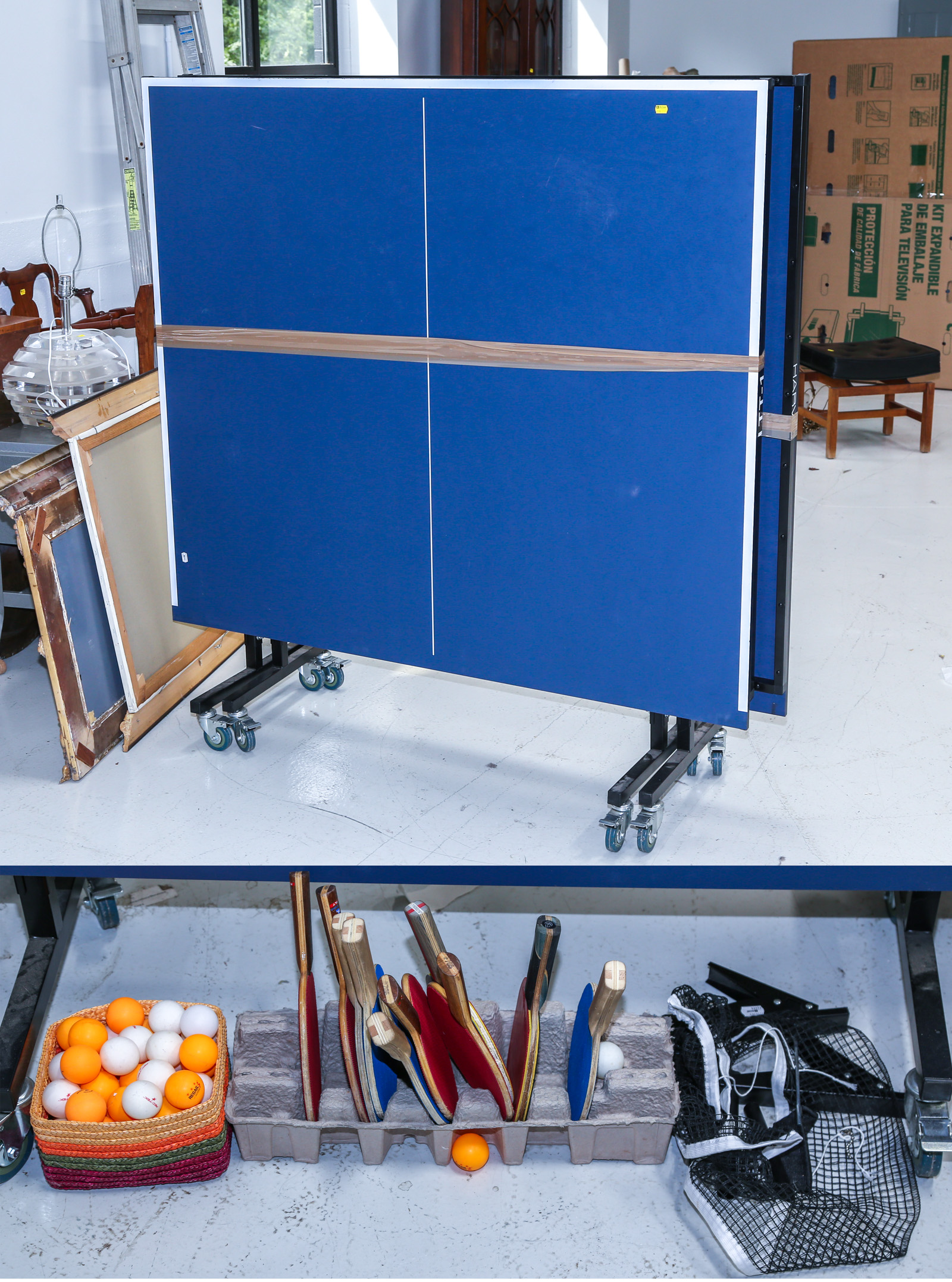 FOLDING PING PONG TABLE WITH