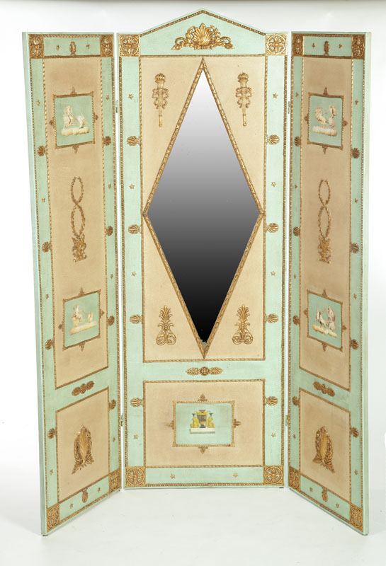 FOLDING SCREEN.  Europe  late