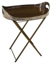 FOLDING TEA TABLE WITH ALMAZAN