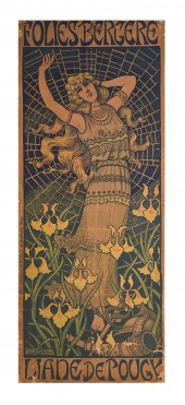 FOLIES-BERGERE NOUVEAU POSTER