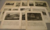 Folio containing twelve 18th a