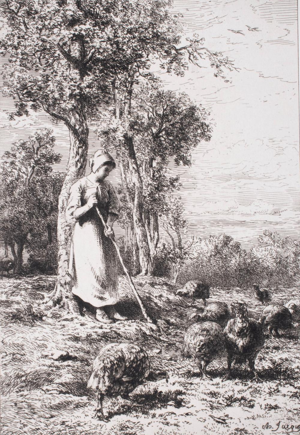 FOLIO OF 32 ETCHINGSCHARLES-EMILE