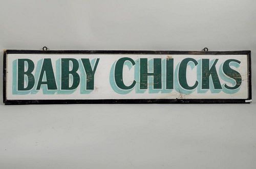 FOLK ART "BABY CHICKS" PAINTED