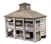 FOLK ART BIRDHOUSE IN FORM OF
