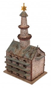 FOLK ART BIRDHOUSE IN THE FORM