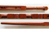 FOLK ART CANECarved folk art c