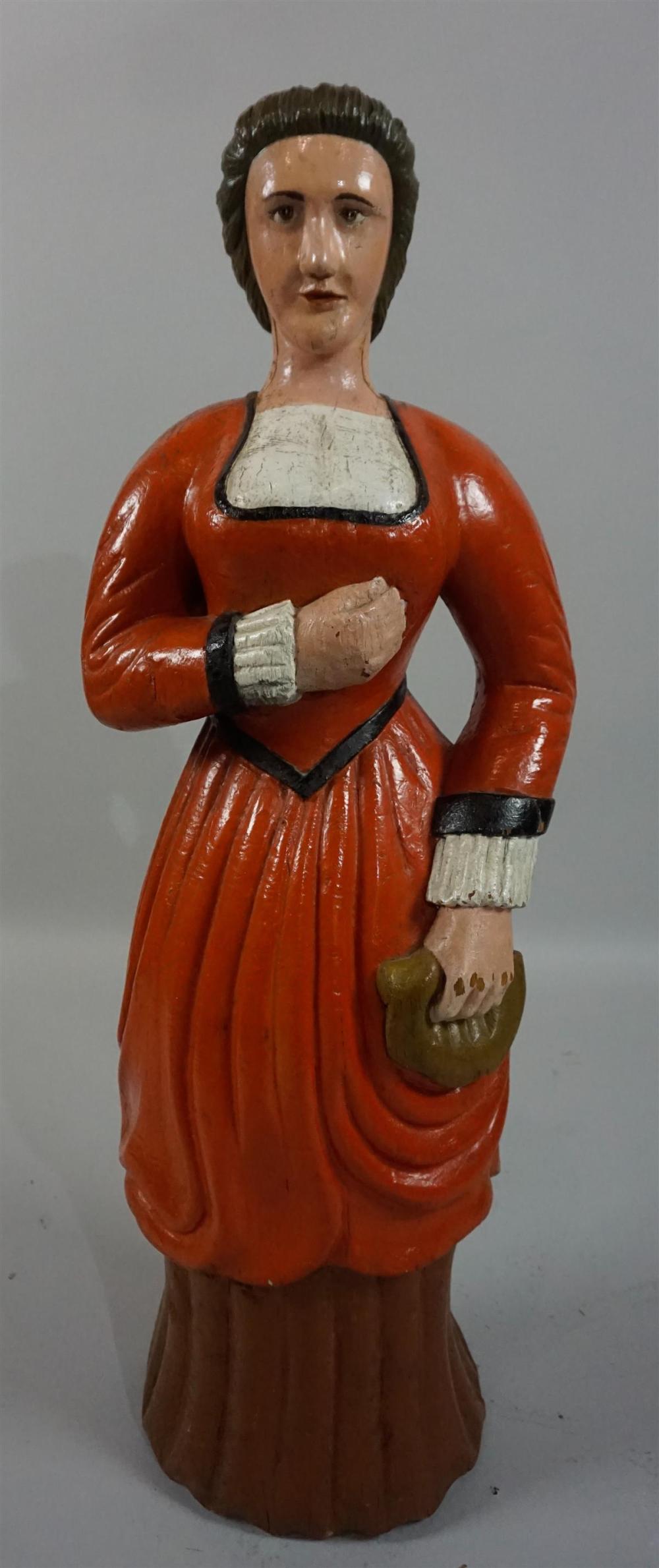 FOLK ART CARVED AND PAINTED
