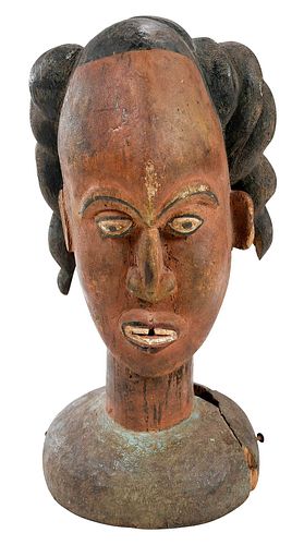 FOLK ART CARVED AND PAINTED