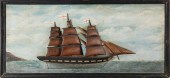 FOLK ART CARVED AND PAINTED 3-