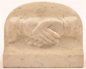 FOLK ART CARVED MARBLE FRIENDS
