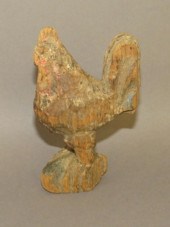 FOLK ART CARVED & POLYCHROME R