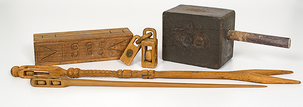 Folk Art Carved Wood Whimsies