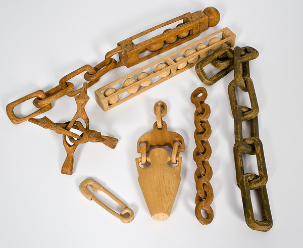 Folk Art Carved Wood Whimsies