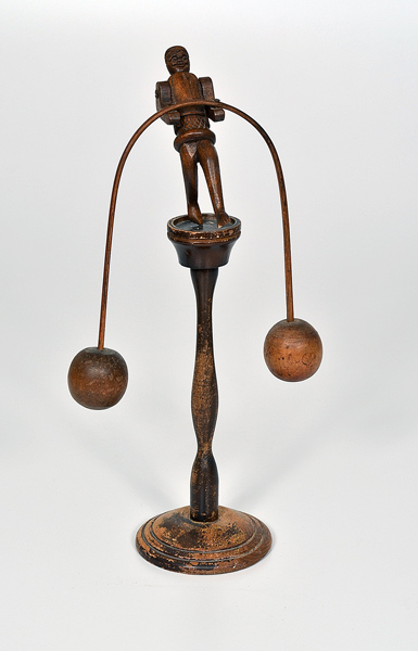 Folk Art Carved Wood Whirly-Gig