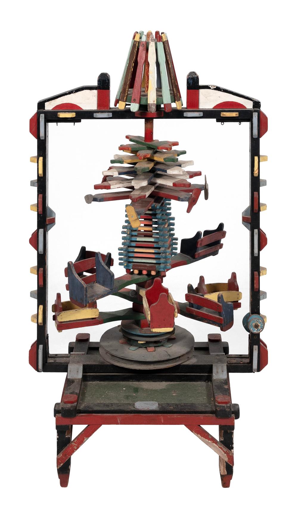FOLK ART CARVED WOODEN