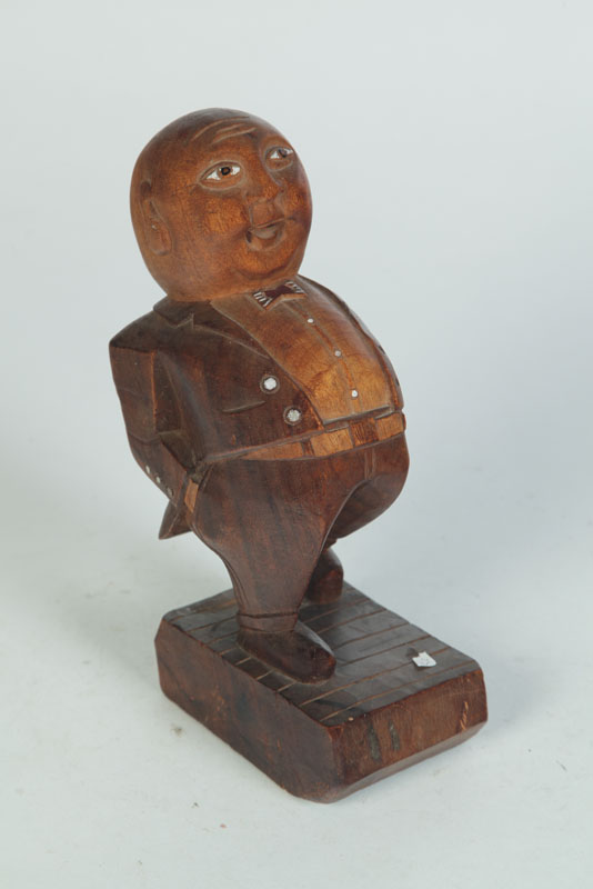 FOLK ART CARVING OF A MAN. 