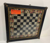 FOLK ART CHECKERBOARD FRAMED U