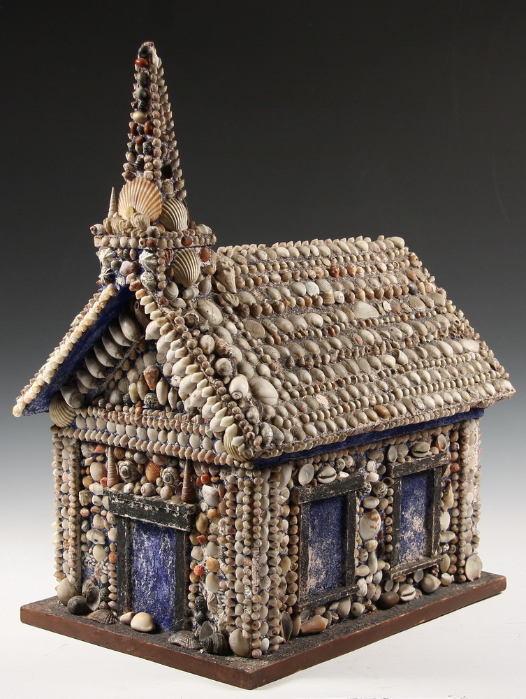 FOLK ART CHURCH MODEL -