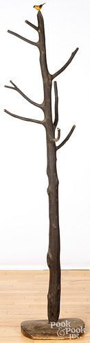 FOLK ART COAT RACK<br>Folk art