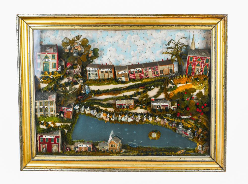 FOLK ART COLLAGEcirca late 19th
