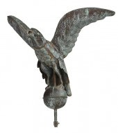 FOLK ART COPPER EAGLE WEATHERV
