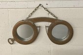 FOLK ART COPPER EYE GLASS TRAD