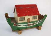 FOLK ART CRAFTED NOAH'S ARK, C