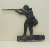 FOLK ART DANIEL BOONE WEATHERV