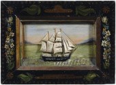 Folk art diorama, &quot;Convic