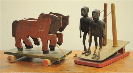 Folk art  double black man