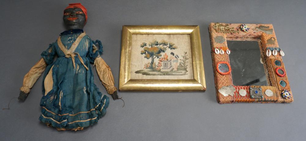 FOLK ART EMBROIDERED FRAME