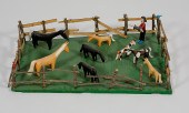 Folk Art Farm Scene by Minnie