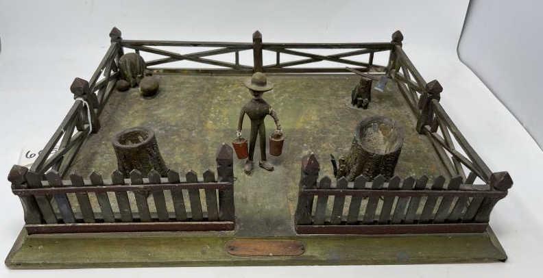 FOLK ART FARM YARD DISPLAY WOODEN