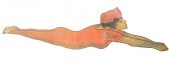 FOLK ART FIGURE JANTZEN BATHIN