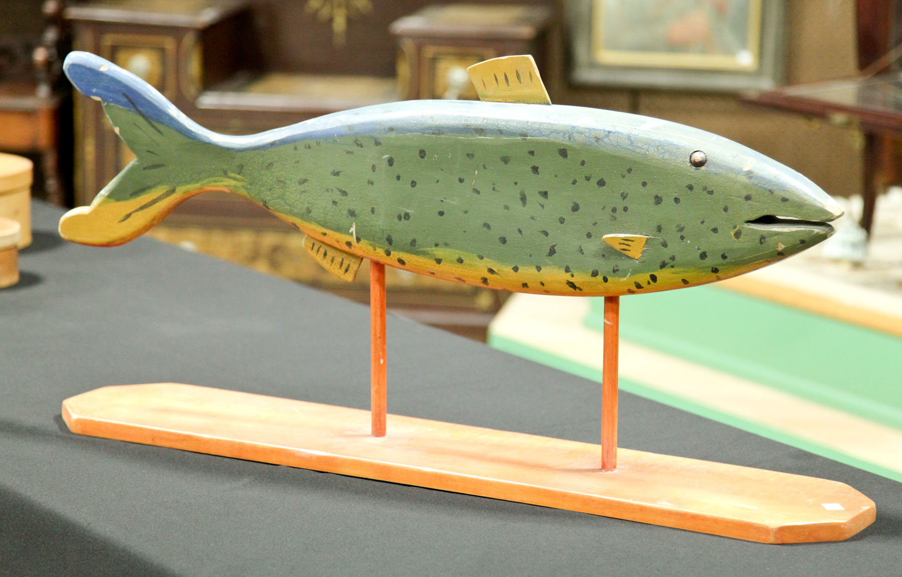 FOLK ART FISH.  American  late 20th