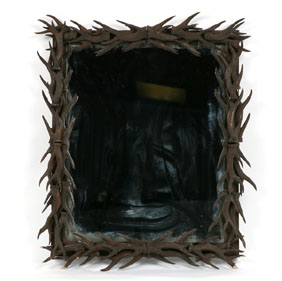 Folk Art frame; Black Forest style,