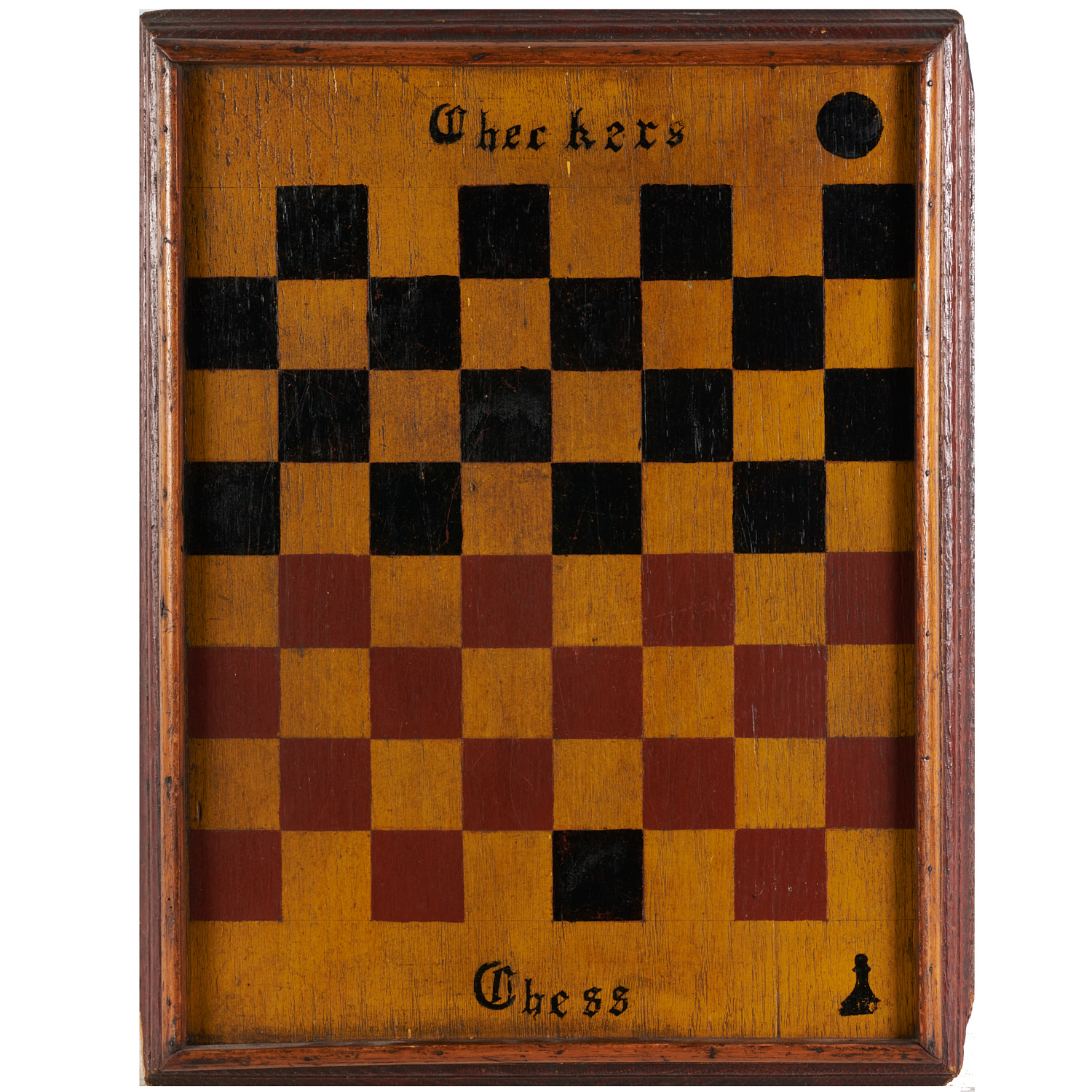 FOLK ART GAME BOARD 19th/20th c.,
