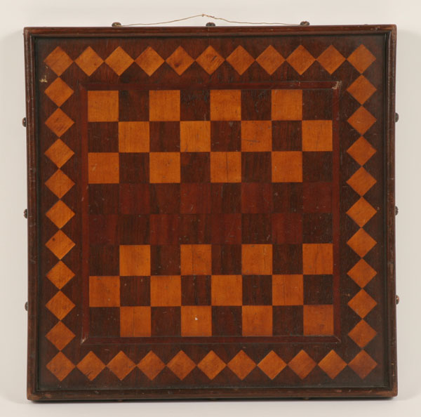 Folk art game board with