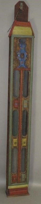 FOLK ART GUN CABINETca. 1900;