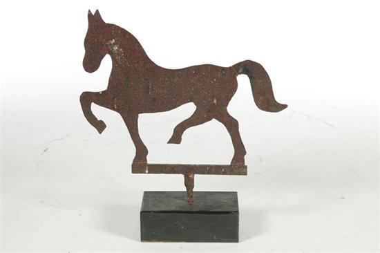 FOLK ART HORSE SILHOUETTE. 