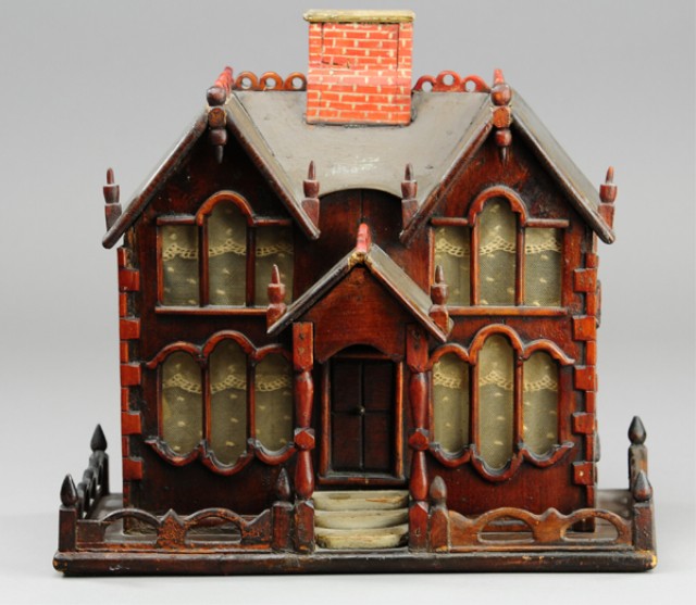 FOLK ART HOUSE STILL BANK
