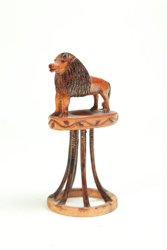 FOLK ART LION.  American  20th